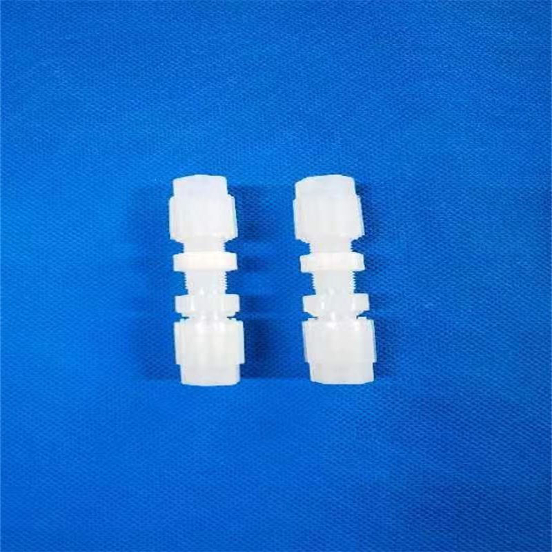 佰氟達(dá)供應(yīng)pfa聚四氟乙烯3/4直通穿板接頭
