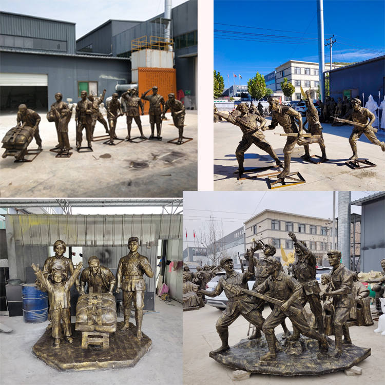 河北玻璃鋼仿銅人物雕塑廠家定制-定制價(jià)格-批發(fā)價(jià)格【曲陽(yáng)縣通錦園林雕塑有限公司】