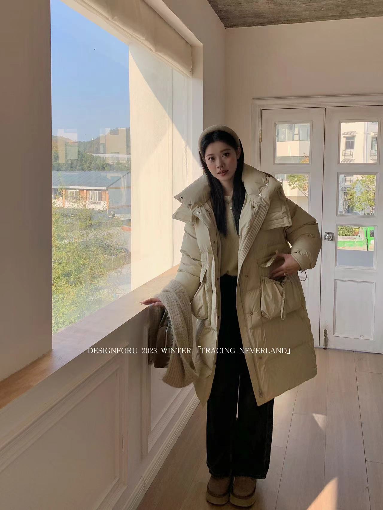 雪羅拉女裝品牌冬季鵝絨服跡號女裝折扣服裝貨源