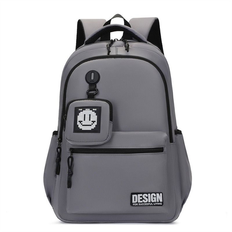 學(xué)院風(fēng)大中學(xué)生雙肩包韓版時(shí)尚潮搭書包大容量學(xué)生包外出旅行背包